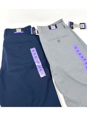 O'Neill Men's Drive Fixed Waist Textured 10" Inseam Shorts Size 30 Blue Or Grey
